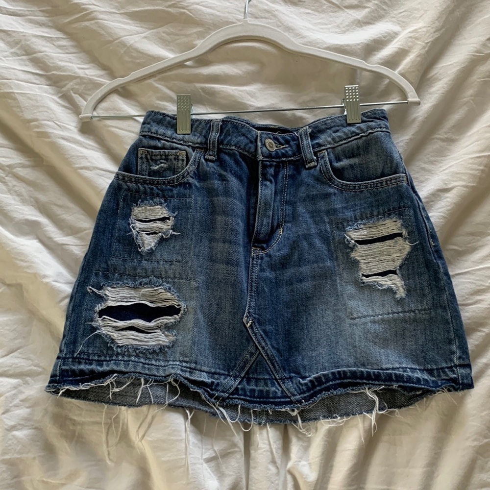 Hollister Jean Mini Skirt